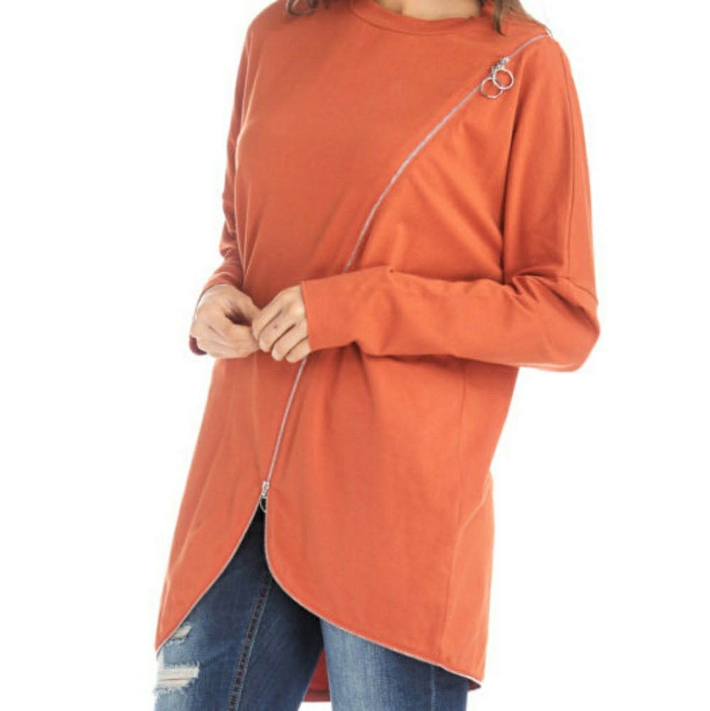 TOV RUST ZIPPER LINK TOP - Picture 5 of 7